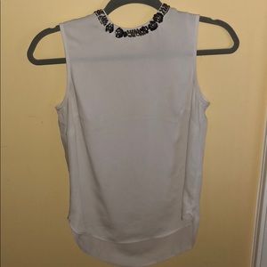 Off white beaded top from h&m